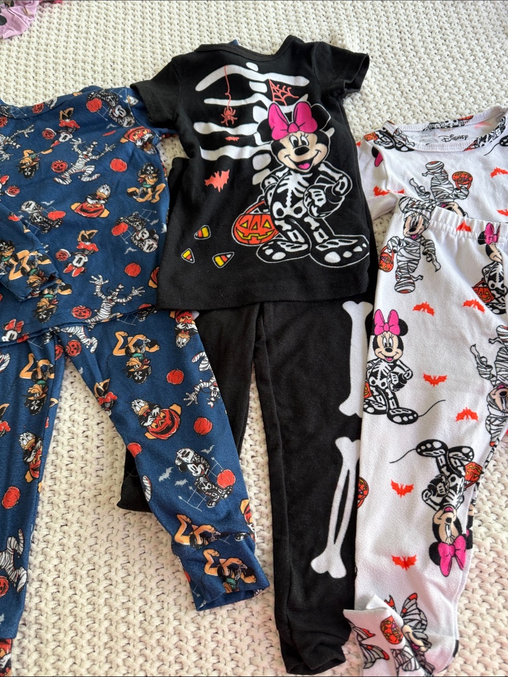 Disney Minnie Mouse Halloween Pajama bundle